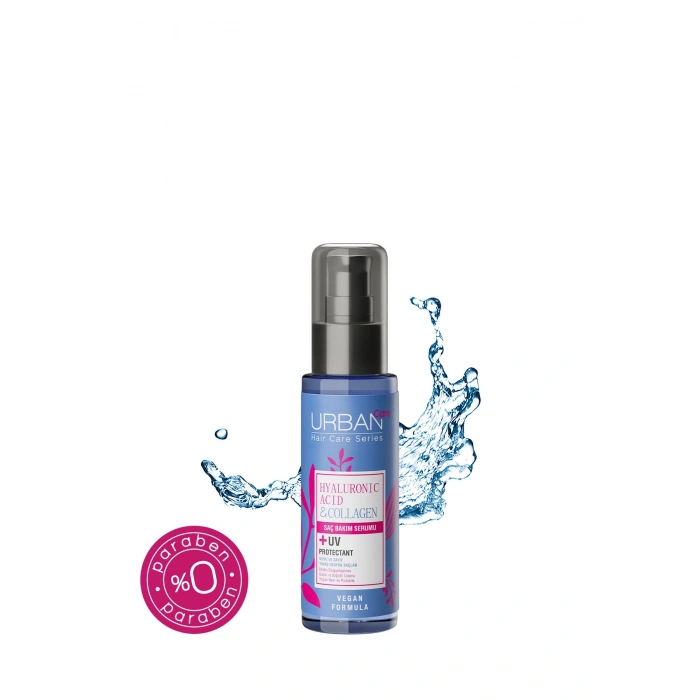 Urban Care Hyaluronik Asit & Kolajen Kuru ve Cansız Saçlara Özel Saç Bakım Serumu - UV Koruma - 75 ml