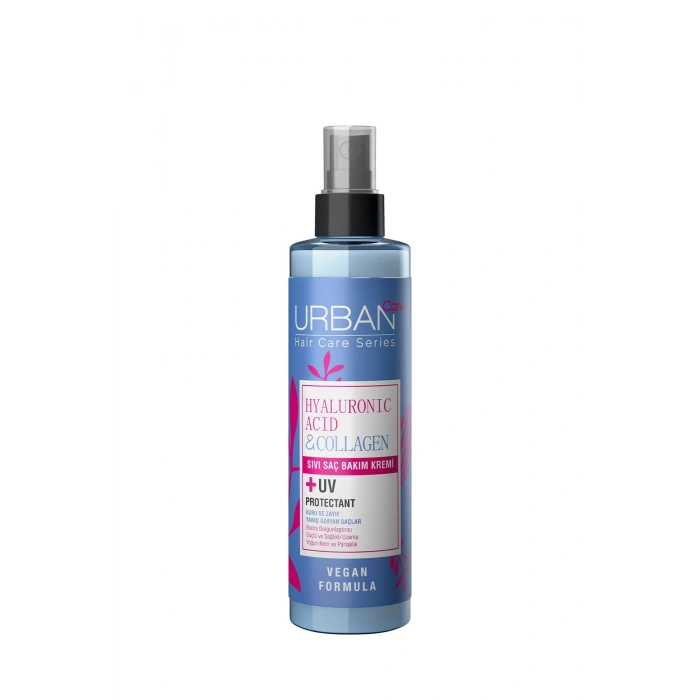 Urban Care Hyaluronik Asit & Kolajen Kuru Ve Cansız Saçlara Özel Sıvı Saç Bakım Kremi - Vegan - 200 ml