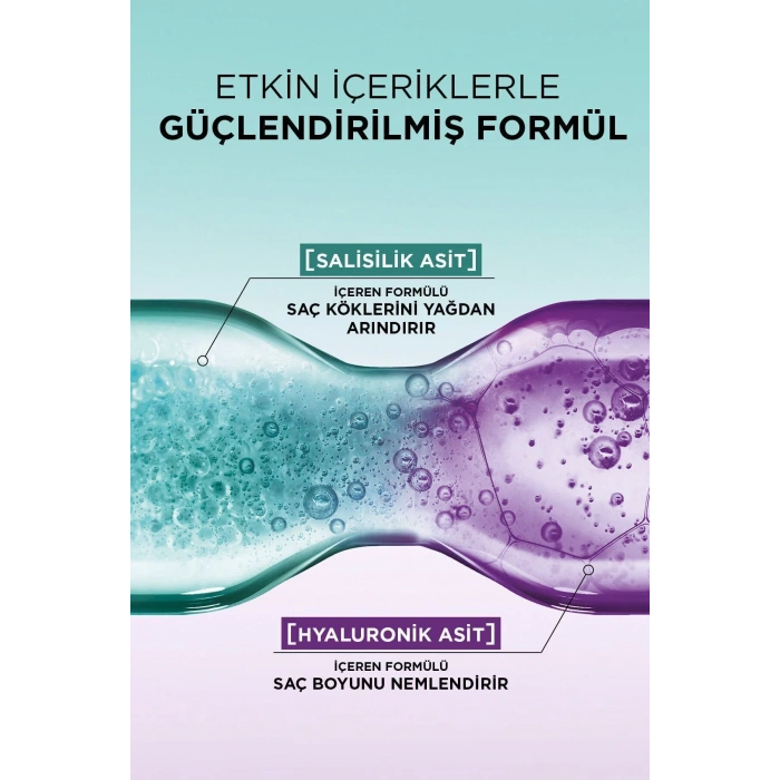 Elseve Hydra [hyaluronic] Pure Salisilik Asit Içeren Yağlanma Karşıtı Arındırıcı Şampuan 300 ml