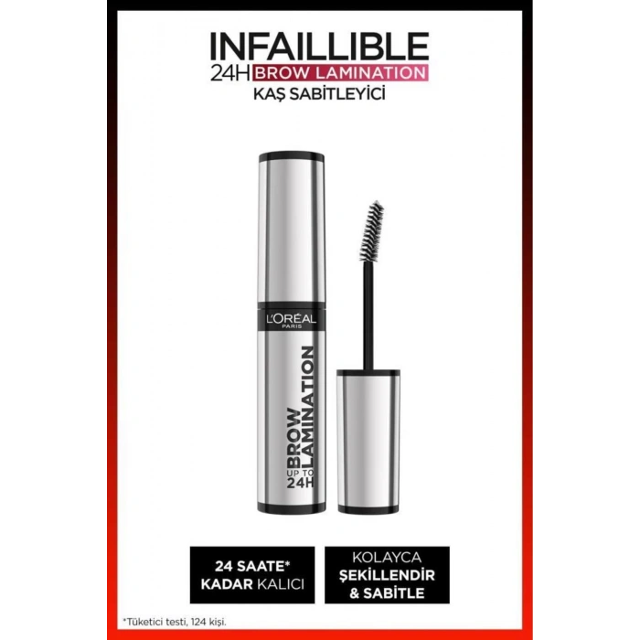 Infaillible 24H Brow Lamination Şeffaf Kaş Sabitleyici