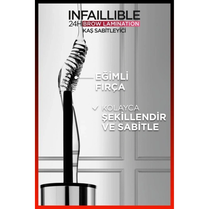 Infaillible 24H Brow Lamination Şeffaf Kaş Sabitleyici