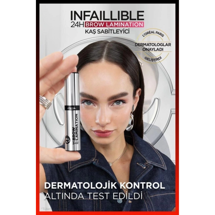 Infaillible 24H Brow Lamination Şeffaf Kaş Sabitleyici
