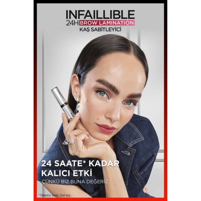 Infaillible 24H Brow Lamination Şeffaf Kaş Sabitleyici