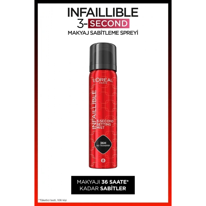Infaillible 3-Second Makyaj Sabitleme Spreyi – Setting Spray