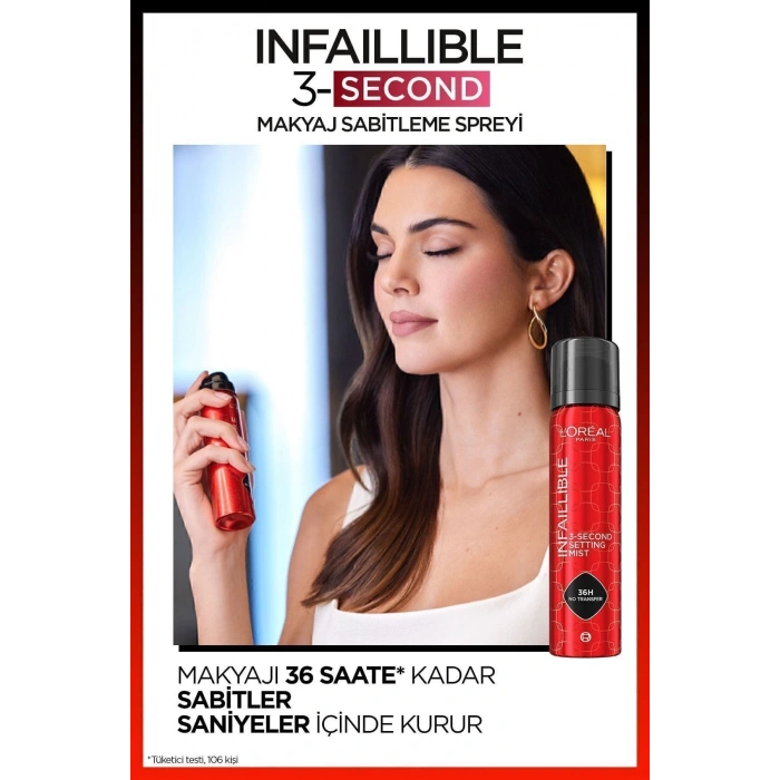 Infaillible 3-Second Makyaj Sabitleme Spreyi – Setting Spray