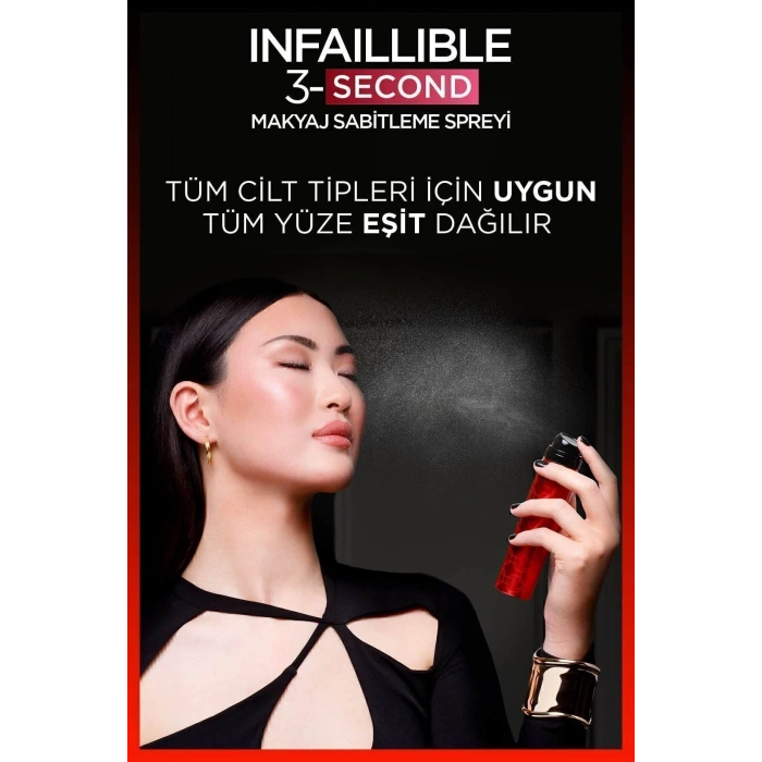 Infaillible 3-Second Makyaj Sabitleme Spreyi – Setting Spray