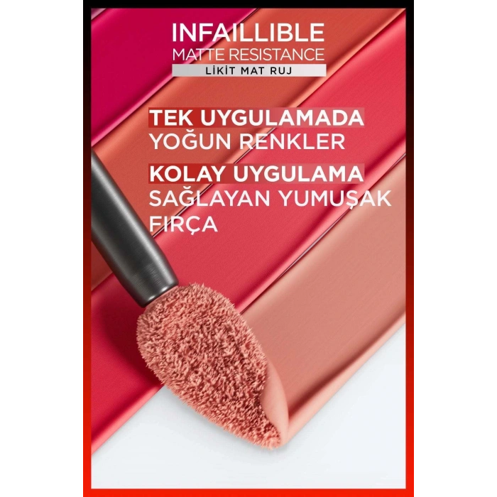 Loreal Paris Infaillible Matte Resistance Likit Mat Ruj - 150 Lazy Sunday