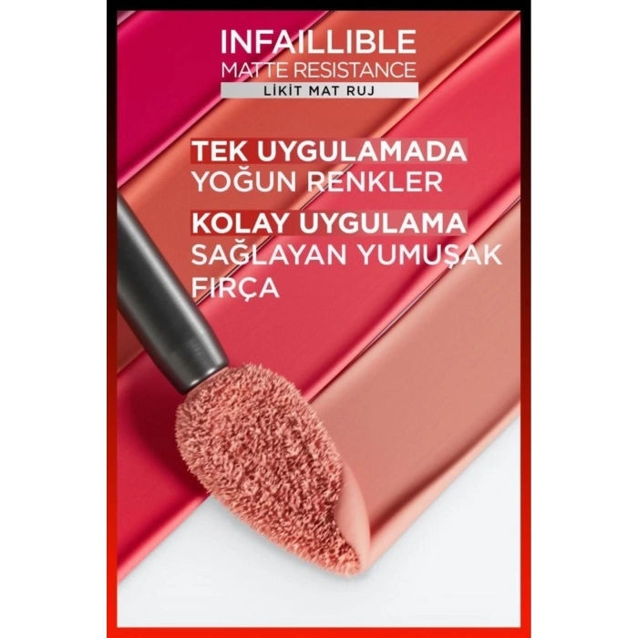 Loreal Paris Infaillible Matte Resistance Likit Mat Ruj - 400 Spill The Tea