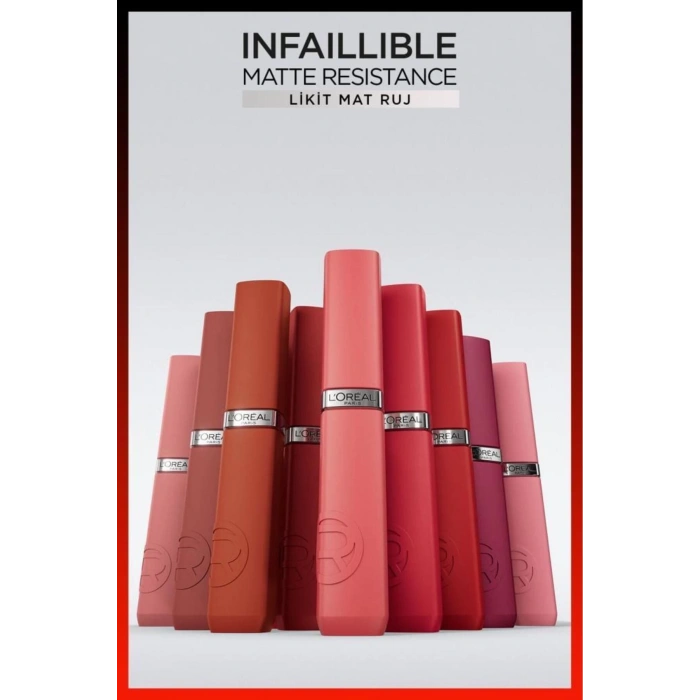 Loreal Paris Infaillible Matte Resistance Likit Mat Ruj - 430 A-Lister