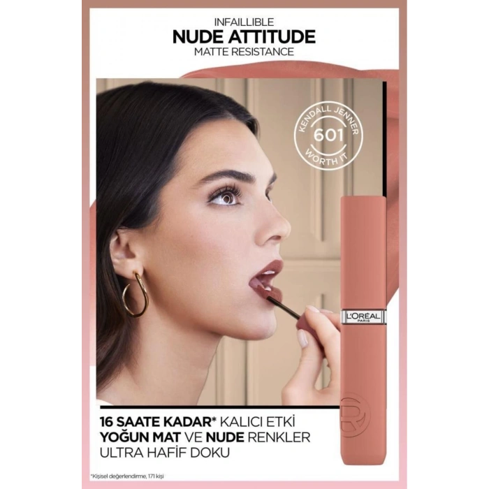 Loreal Paris Infaillible Matte Resistance Likit Mat Ruj - 635 Worth It (Medium)