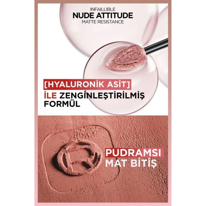 Loreal Paris Infaillible Matte Resistance Likit Mat Ruj - 645 Crush Alert