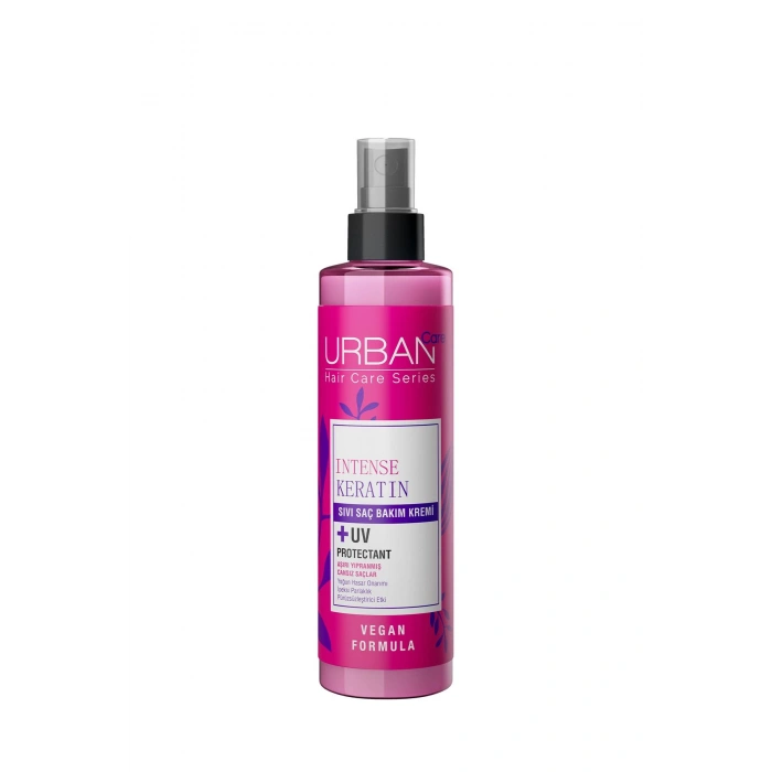 Urban Care Intense Keratin Aşırı Yıpranmış Cansız Saçlara Özel Sıvı Saç Bakım Kremi - Vegan 200 ml