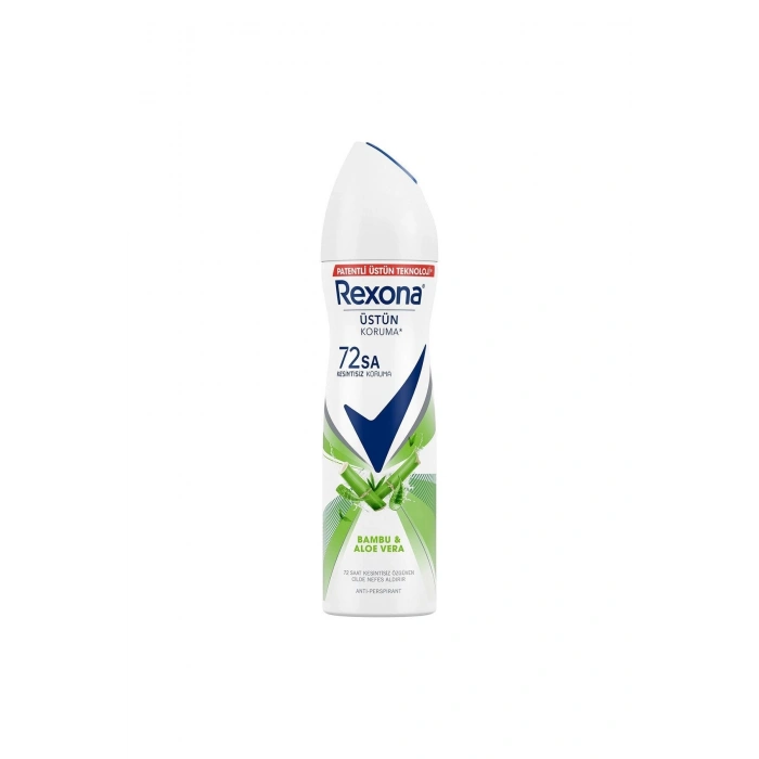 Rexona Kadın Sprey Deodorant Bambu & Aloe Vera 72 Saat Kesintisiz Üstün Koruma 150 ml
