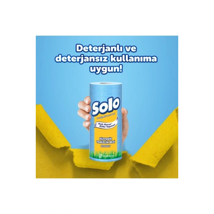 Solo Kağıt Bez 20li Hijyenik Temizlik Bezi