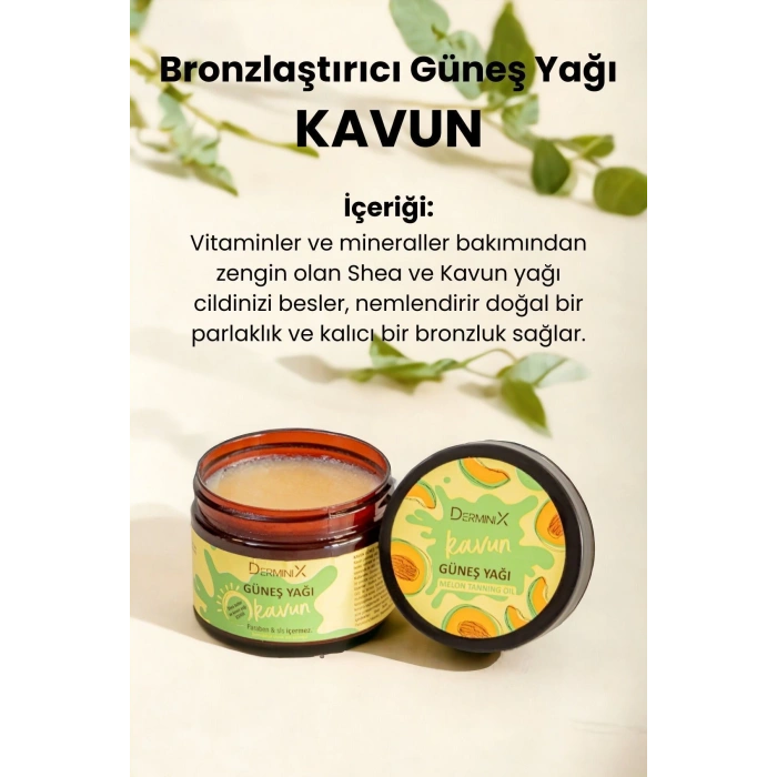 Derminix Kavun Bronzlaştırıcı Güneş Yağı