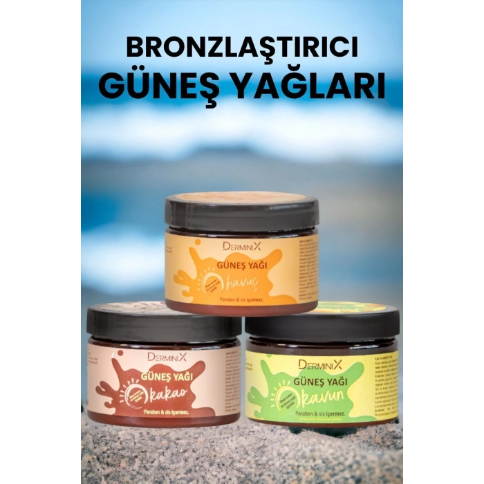 Derminix Kavun Bronzlaştırıcı Güneş Yağı