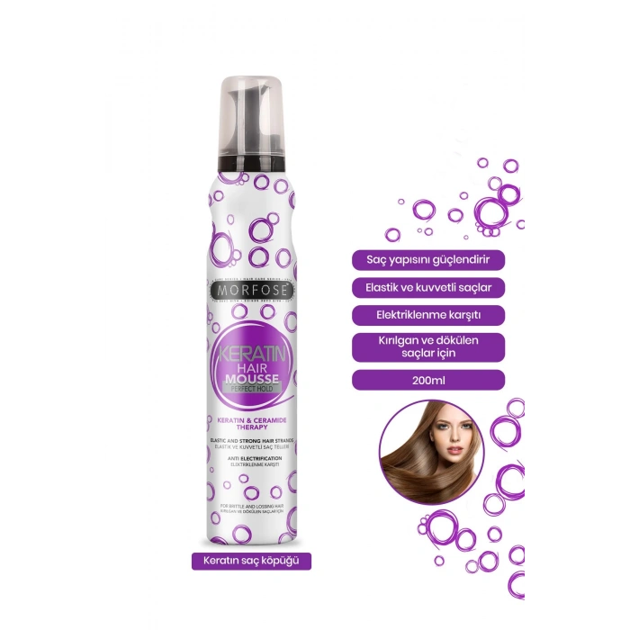 Morfose Keratin Saç Köpüğü 200 ml