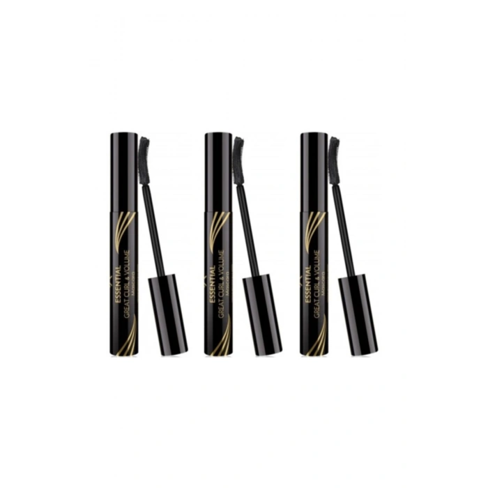 Golden Rose Kıvrım & Hacim Etkili Siyah Maskara / 3 Adet