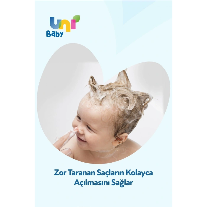 Uni Baby Kolay Tarama Saç ve Vücut Şampuanı 3lü Set 2100 ml