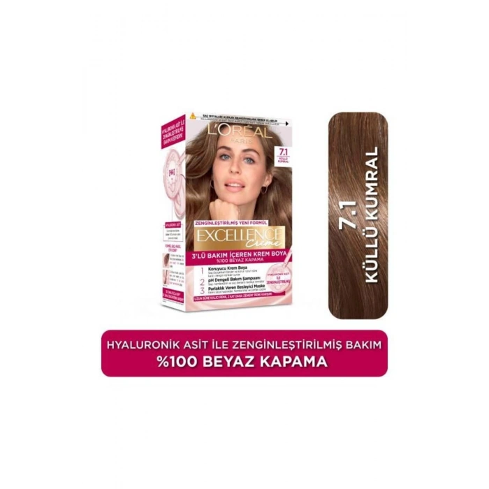 Loreal Paris Excellence Creme 7.1 Küllü Kumral Saç Boyası
