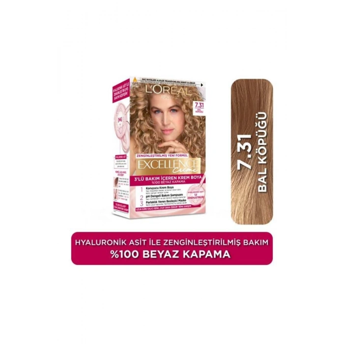 Loreal Paris Excellence Creme 7.31 Bal Köpüğü Saç Boyası