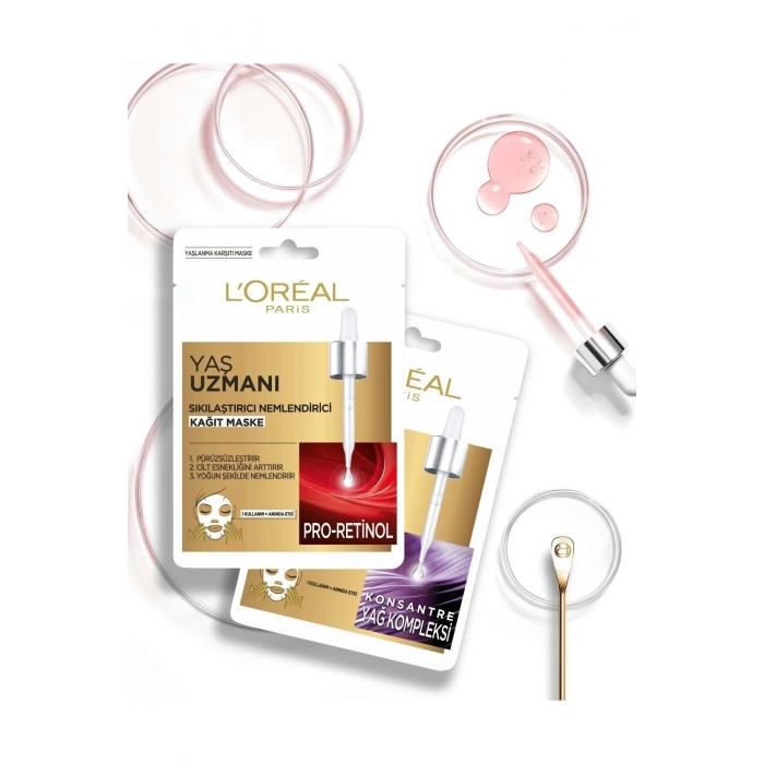 Loreal Paris Yaş Uzmanı Sıkılaştırıcı & Nemlendirici Kağıt Maske