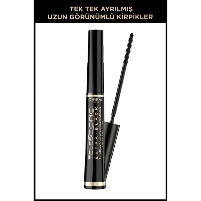 Loreal Paris Telescopic Carbon Extra Black Maskara - Siyah Loreal