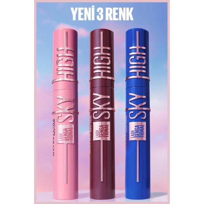 Lash Sensational Sky High Burgundy Haze Maskara - Mürdüm