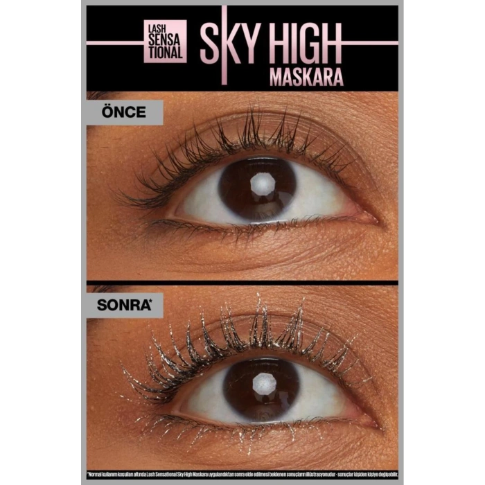 Lash Sensational Sky High Space Diamond Top Coat - Elmas Işıltılı Son Kat Maskara