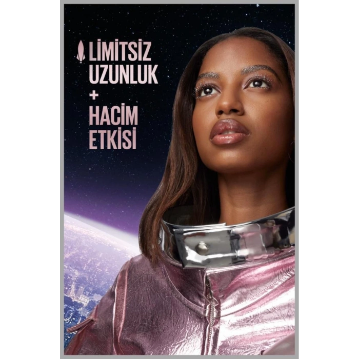 Lash Sensational Sky High Space Diamond Top Coat - Elmas Işıltılı Son Kat Maskara