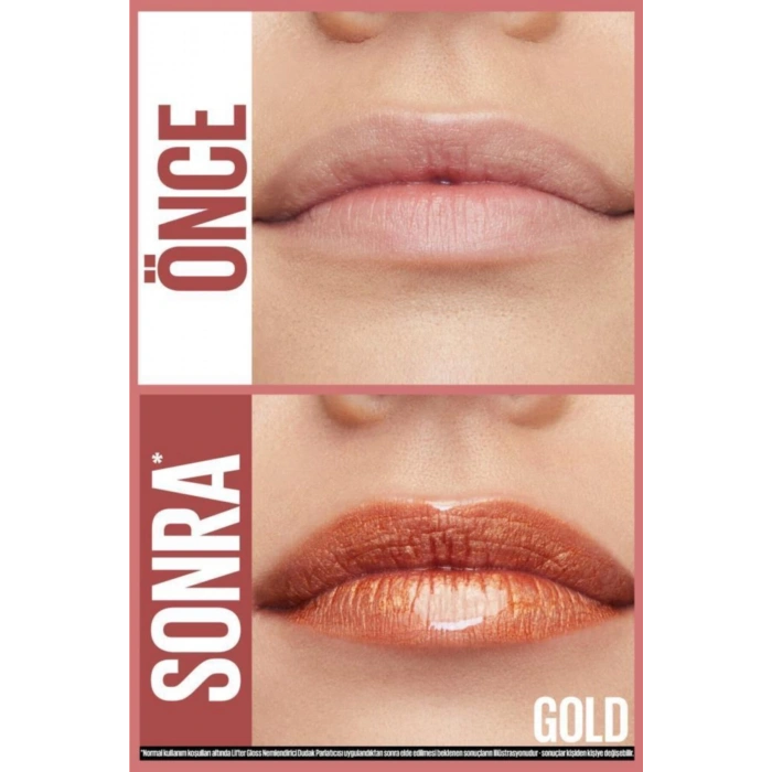 Maybelline New York Lifter Gloss Nemlendirici Dudak Parlatıcısı - 019 Gold