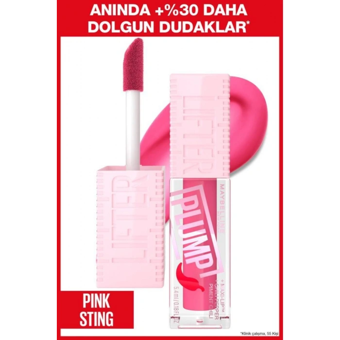 Maybelline New York Lifter Plump Dudak Parlatıcısı 003 Pink Sting