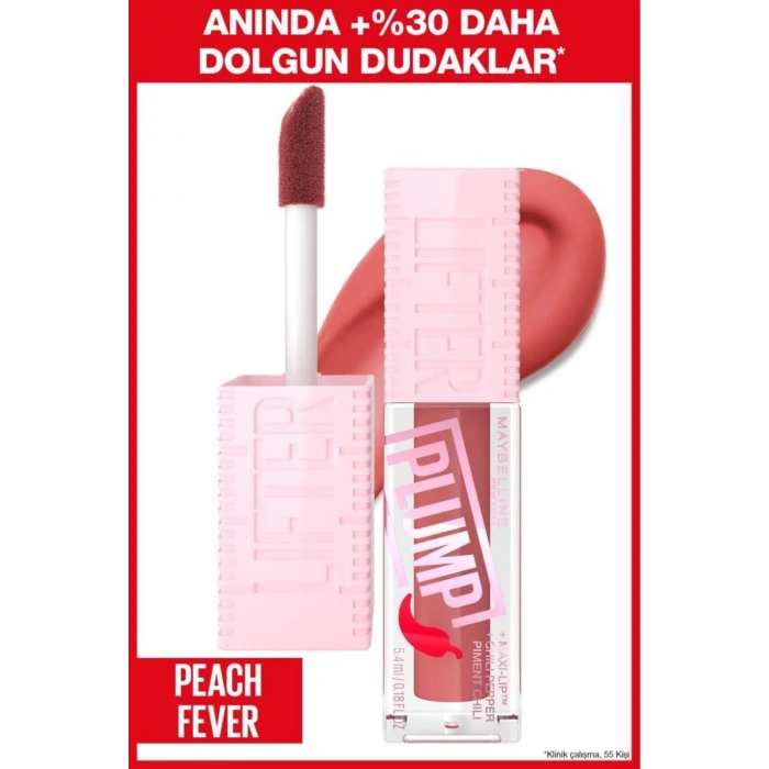 Maybelline New York Lifter Plump Dudak Parlatıcısı 005 Peach Fever
