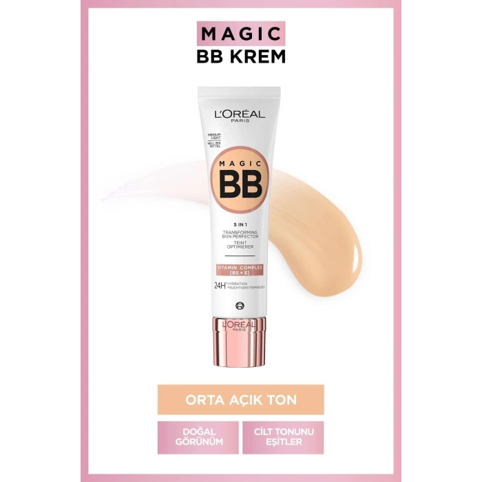 Loreal Paris Magic BB Renkli Nemlendirici Krem - Medium Light