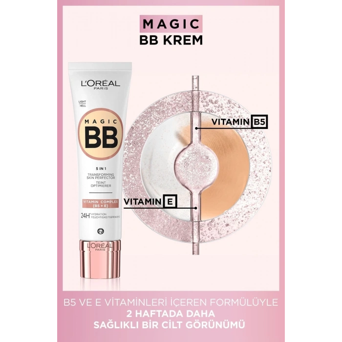 Loreal Paris Magic BB Renkli Nemlendirici Krem - Medium Light