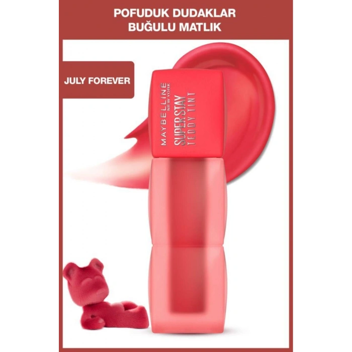 Maybelline Super Stay Teddy Tint Uzun Süre Kalkıcı Likit Mat Tint 35 July Forever