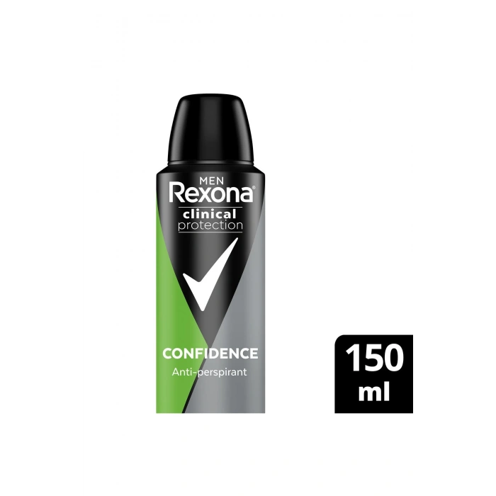 Rexona Men Clinical Protection Erkek Sprey Deodorant Confidence 96 Saat Koruma 150 ml
