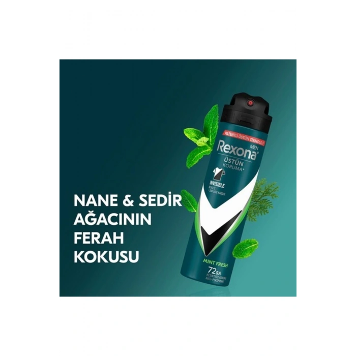 Rexona Men Erkek Sprey Deodorant Mint Fresh