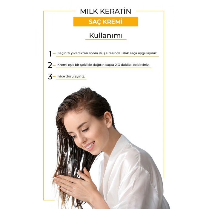 Morfose Milk Therapy Keratin Saç Bakım Kremi 1000 ml - Saç Dökülmesi Önleyici, Besleyici, Koruyucu Etki