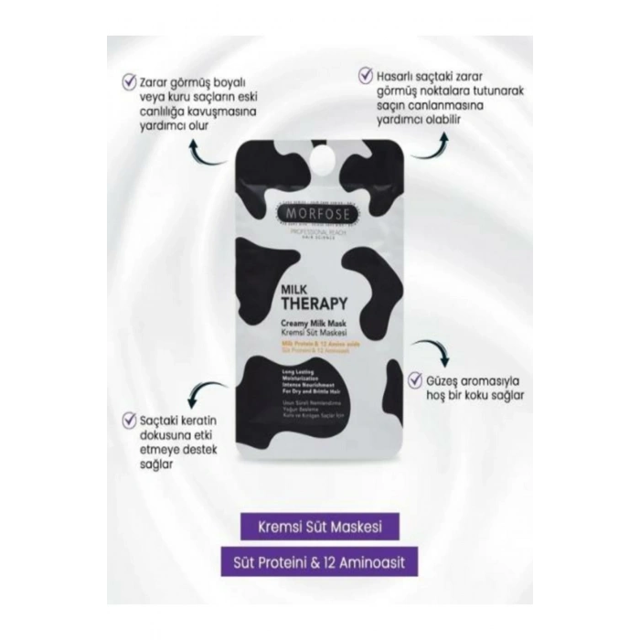 Morfose Milk Therapyh Kremsi Süt Maskesi 25 ml