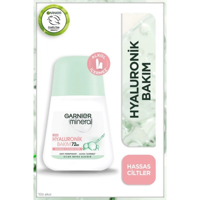 Garnier Mineral Hyaluronik Bakım Roll-on Deodorant 3lü Set