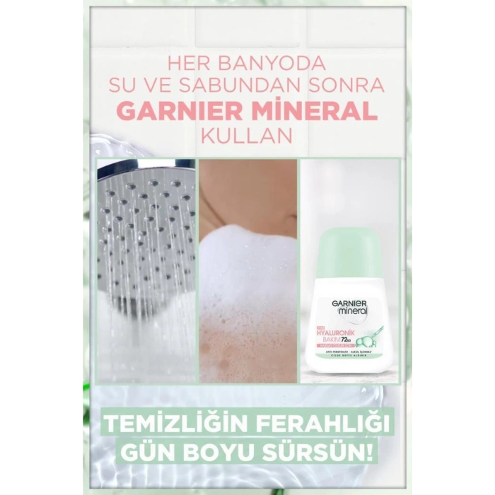Garnier Mineral Hyaluronik Bakım Roll-on Deodorant 5li Set