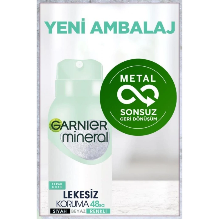 Garnier Mineral Lekesiz Koruma Ferah Koku Sprey Deodorant