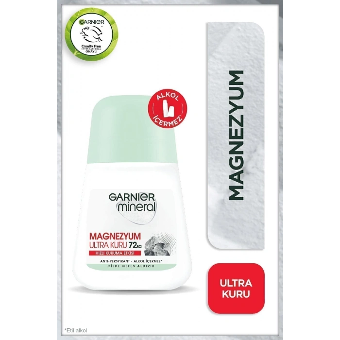 Mineral Magnezyum Ultra Kuru Roll-on Deodorant