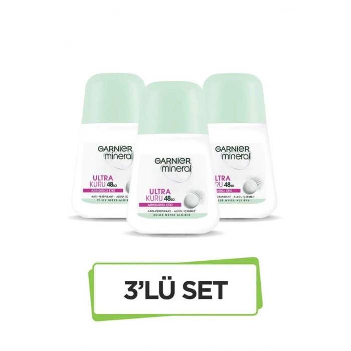 Garnier Mineral Ultra Kuru Roll-on Deodorant 3lü Set