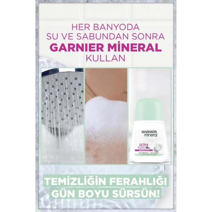 Garnier Mineral Ultra Kuru Roll-on Deodorant 3lü Set