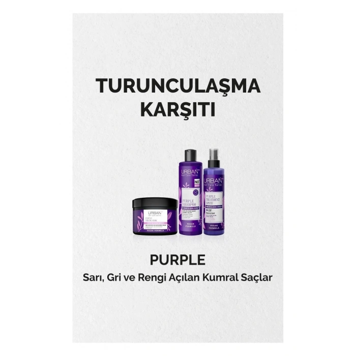 Urban Care Mor Turunculaşma Karşıtı Saç Bakım Şampuanı - Sülfatsız - Vegan - 250 ml