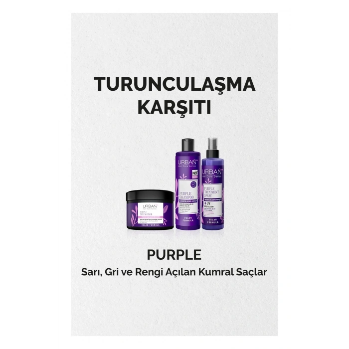 Urban Care Mor Turunculaşma Karşıtı Yoğun Saç Bakım Maskesi - Vegan - 230 ml