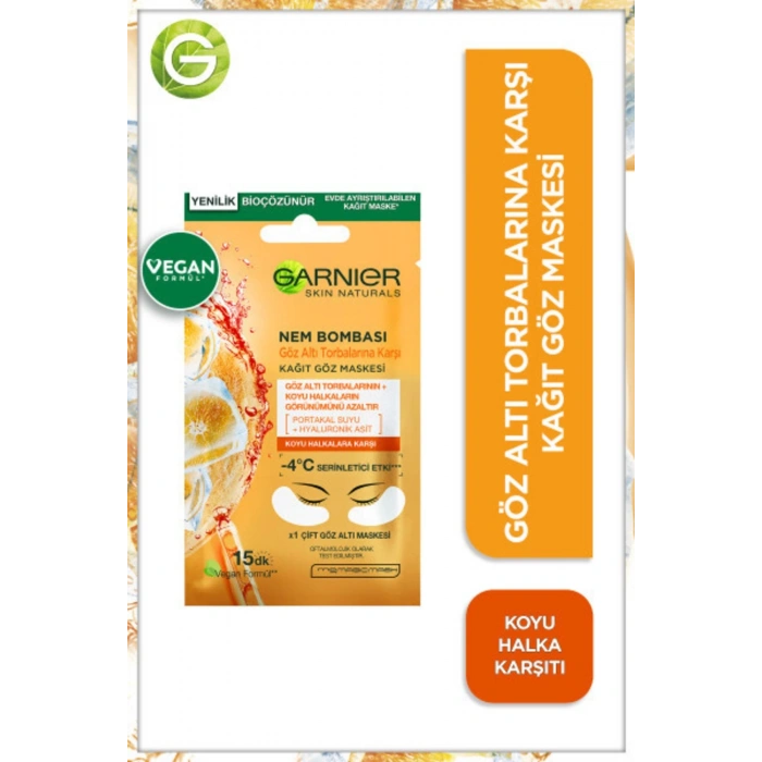Nem Bombası Göz Altı Torbalarına Karşı Kağıt Göz Maskesi