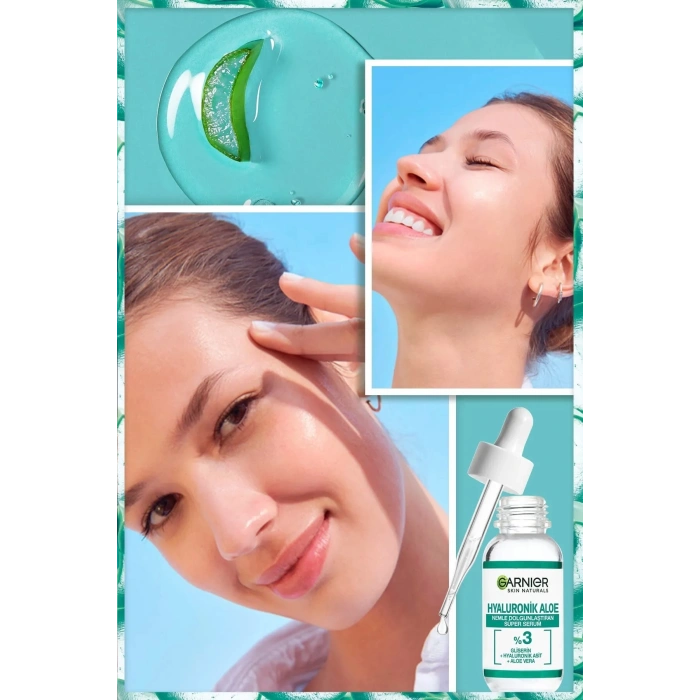 Garnier Nemlendirici Canlandırıcı Peeling Etkili Serum Seti 3
